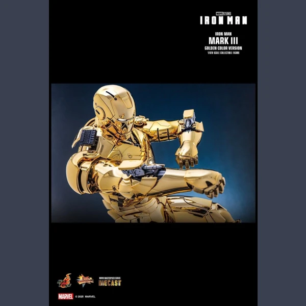 Hot Toys Iron Man Mark III (Golden Color Version)