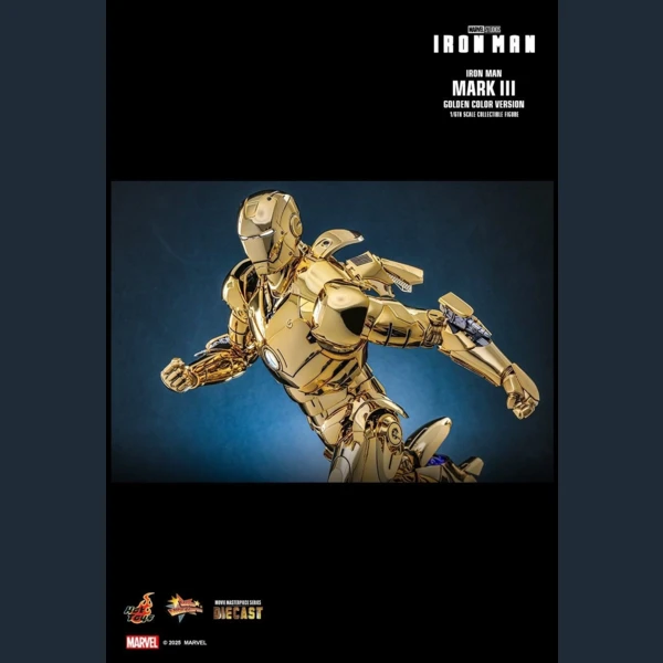 Hot Toys Iron Man Mark III (Golden Color Version)