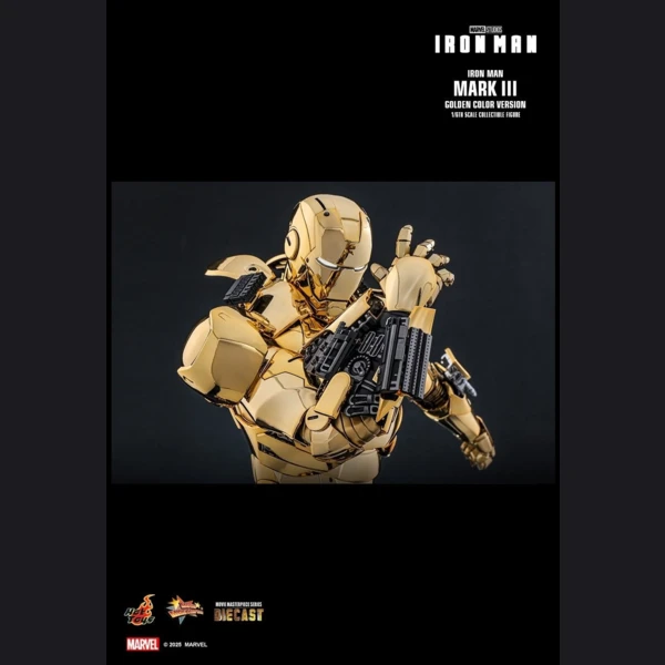 Hot Toys Iron Man Mark III (Golden Color Version)