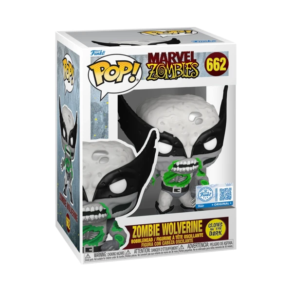 Funko Pop! Zombie Wolverine (Glow),  Marvel Zombies