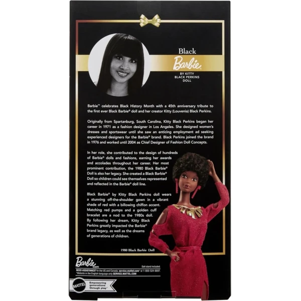 Black Barbie by Kitty Black Perkins, 45th anniversary, Anniversary Dolls