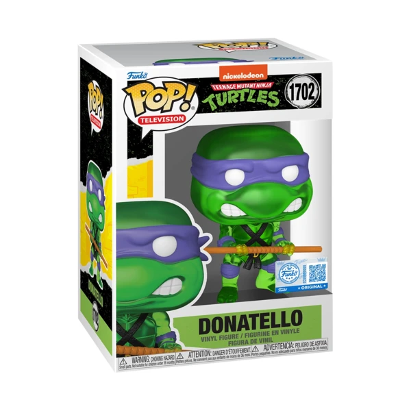 Funko Pop! Donatello (Translucent Green), Teenage Mutant Ninja Turtles