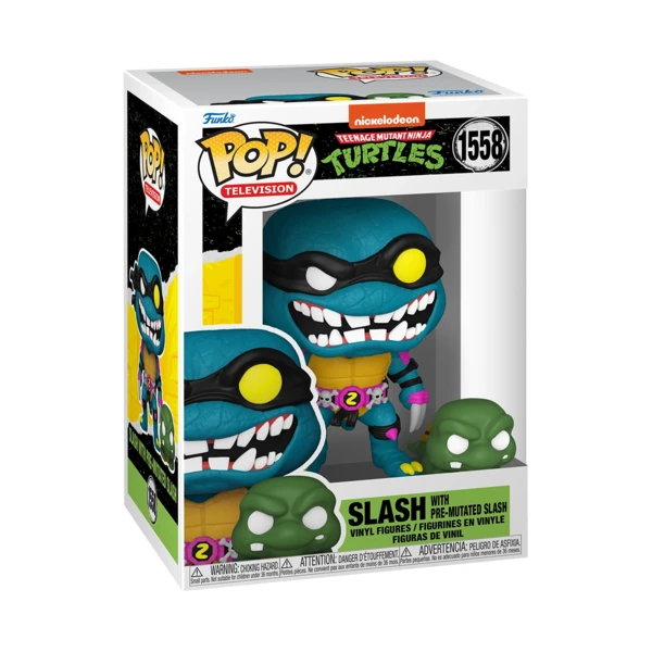 Funko Pop! Slash With Pre-Mutated Slash, Teenage Mutant Ninja Turtles