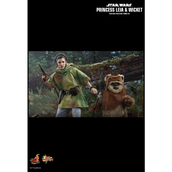 Hot Toys Princess Leia and Wicket, Star Wars Episode VI: Return of the Jedi