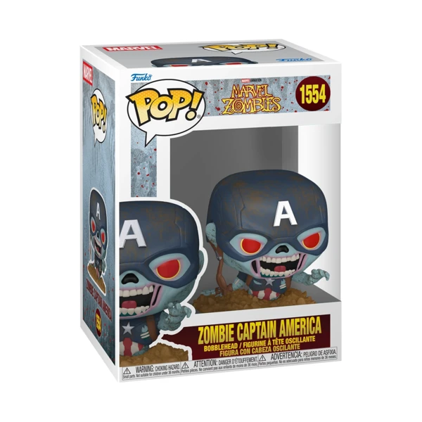 Funko Pop! Zombie Captain America,  Marvel Zombies