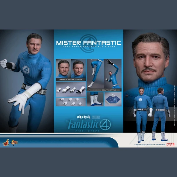 Hot Toys The Fantastic Four: First Steps - Mr. Fantastic (Deluxe)