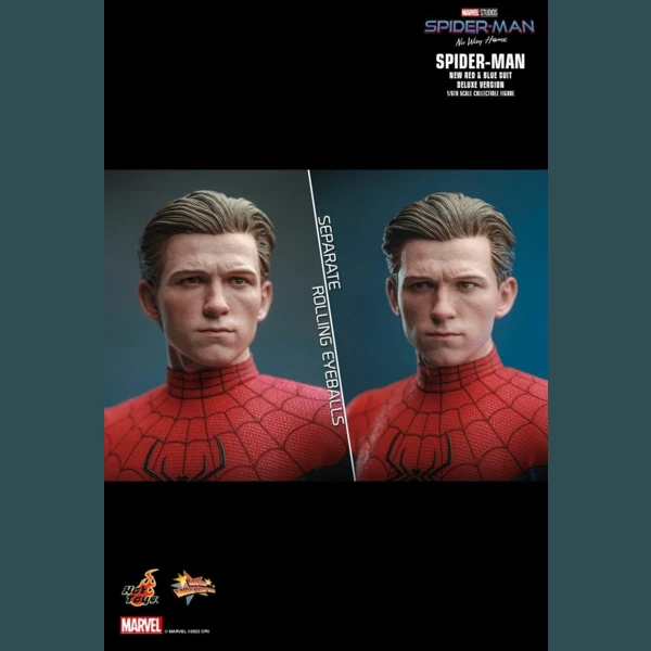 Hot Toys Spider-Man (New Red and Blue Suit) (Deluxe Version), Spider-Man: No Way Home