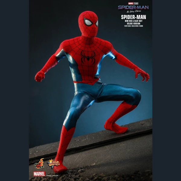 Hot Toys Spider-Man (New Red and Blue Suit) (Deluxe Version), Spider-Man: No Way Home