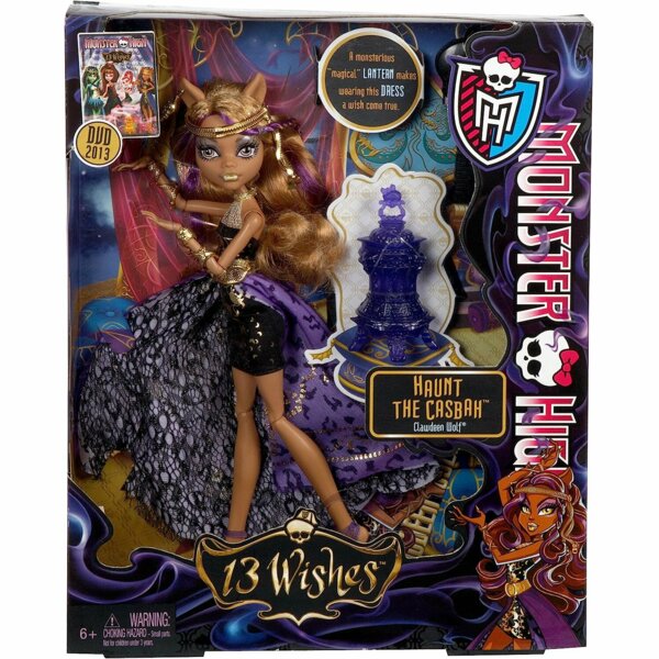 Monster High Clawdeen Wolf, Haunt The Casbah, 13 Wishes