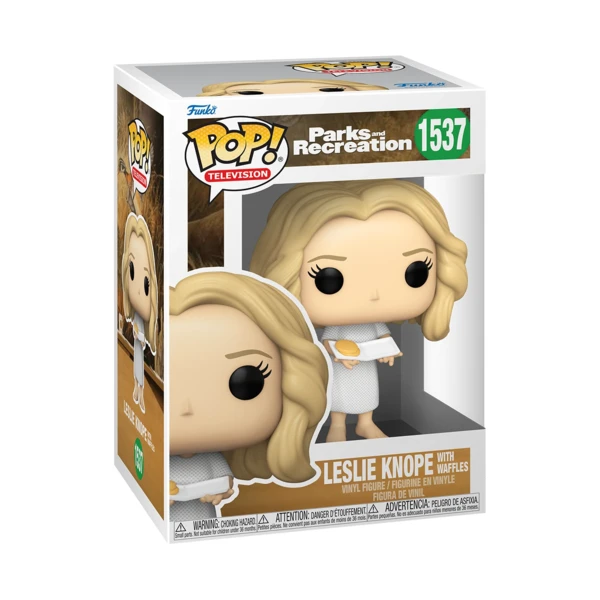 Funko Pop! Leslie Knope With Waffles, Parks And Recreation