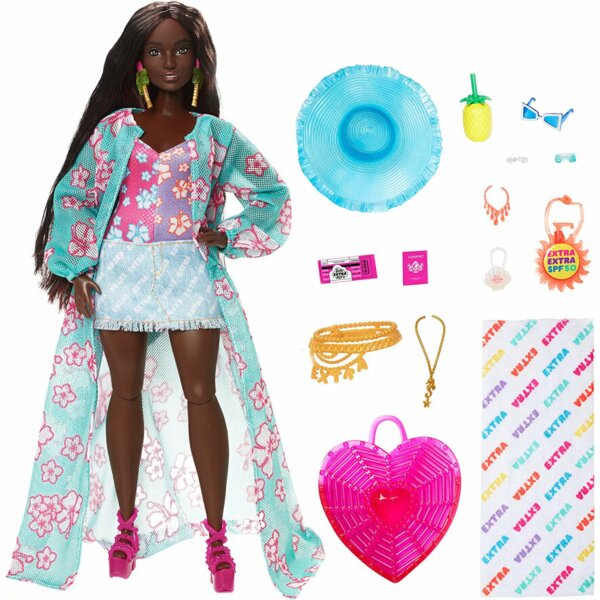 Barbie Extra Fly Doll with Beach Fashion