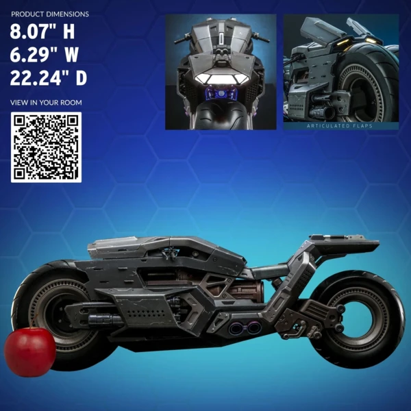Hot Toys The Flash - Batcycle (Deluxe)