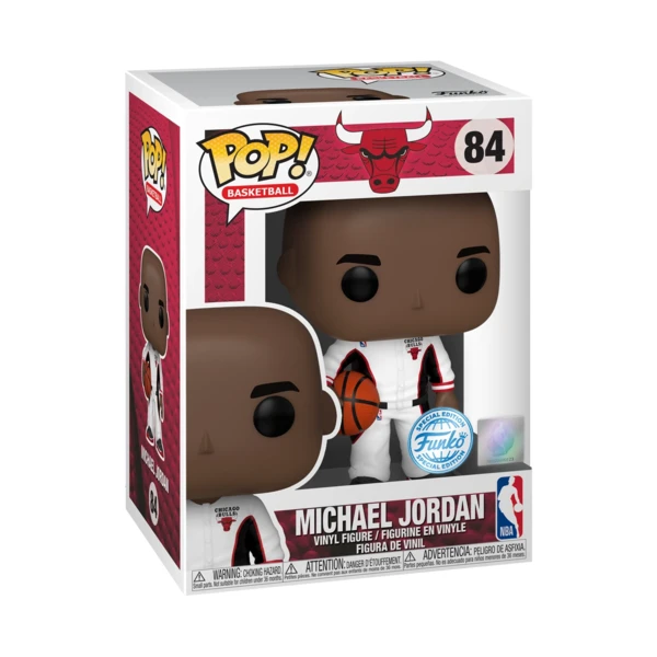 Funko Pop! Michael Jordan (White Warmup), NBA: Chicago Bulls