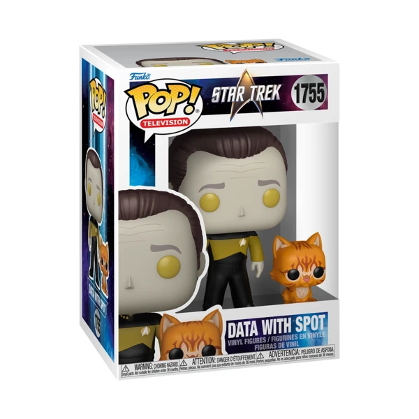 Funko Pop! Data With Spot,  Star Trek: The Next Generation