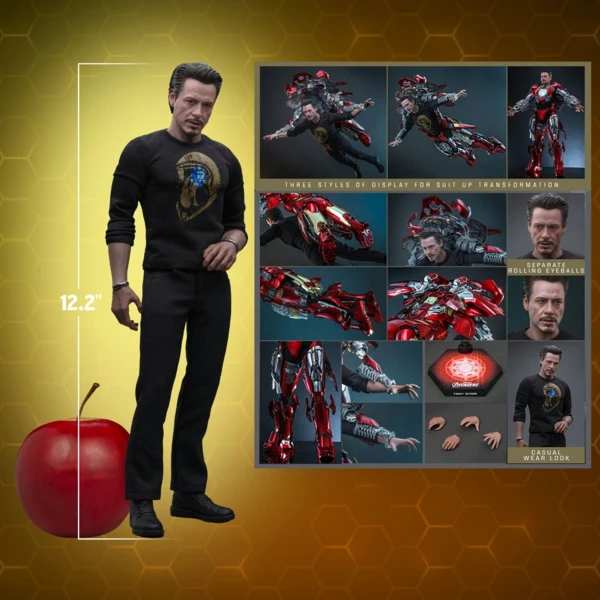Hot Toys Avengers (2012) - Tony Stark (Mark VII Suit-Up) (Suit Up Version), The Avengers