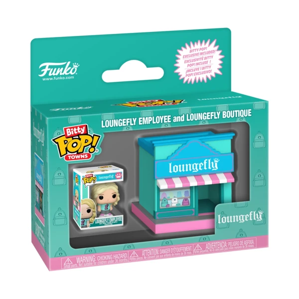 Funko Bitty Pop! Towns Loungefly Employee & Loungefly Boutique