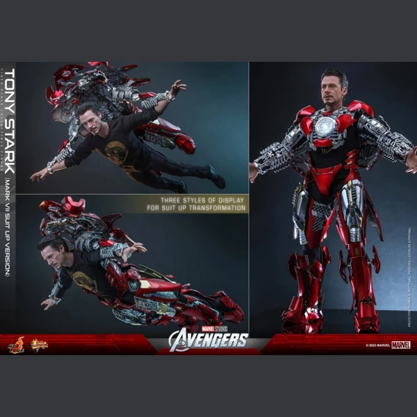 Hot Toys Avengers (2012) - Tony Stark (Mark VII Suit-Up) (Suit Up Version), The Avengers
