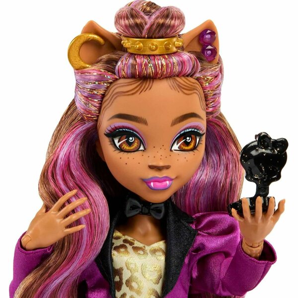 Monster High Clawdeen Wolf in Party Fashion with Themed Accessories Like Balloons, Monster Ball