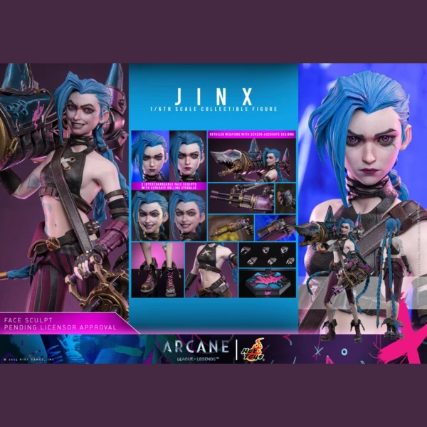 Hot Toys Jinx, Arcane: League Of Legends