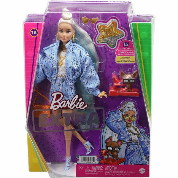 Barbie Extra Doll #16 with Platinum Blonde Hair