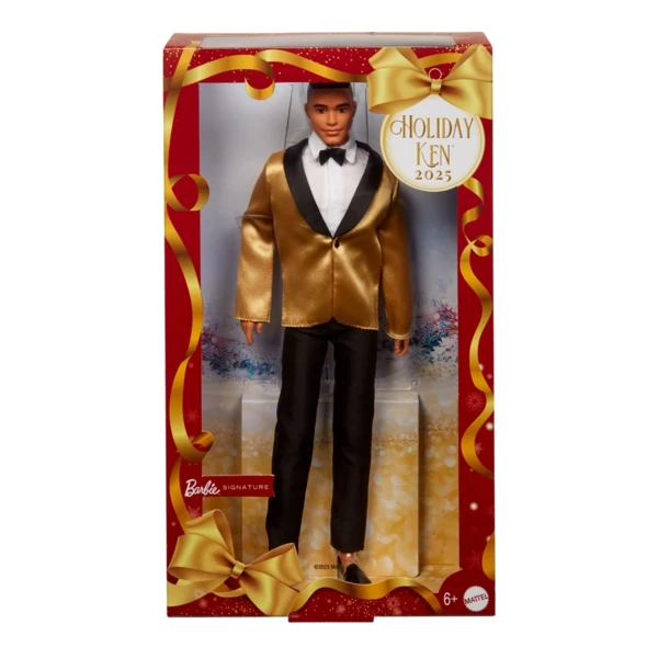 Barbie 2025 Holiday Ken, Brown Hair, Holiday Barbie