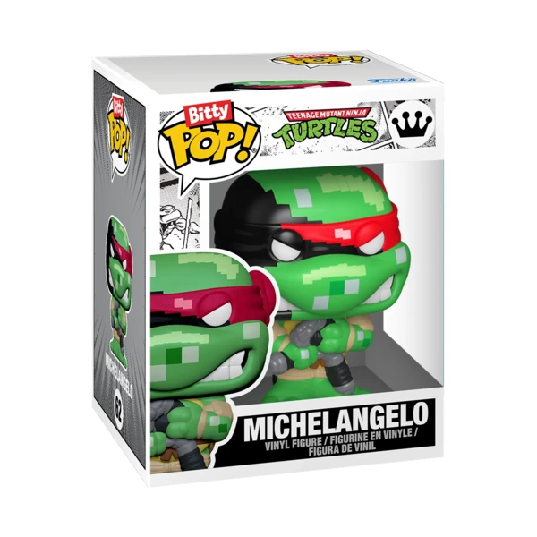 Funko Pop! Bitty Pop! Michelangelo, Teenage Mutant Ninja Turtles
