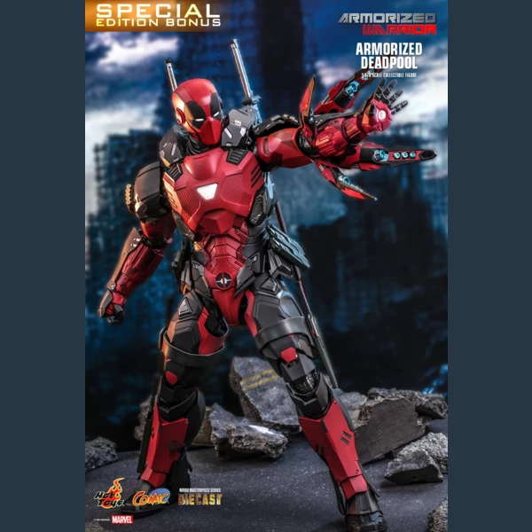 Hot Toys Armorized Deadpool Collectible Figure, Armorized Warrior [Armorized Warrior Collection]