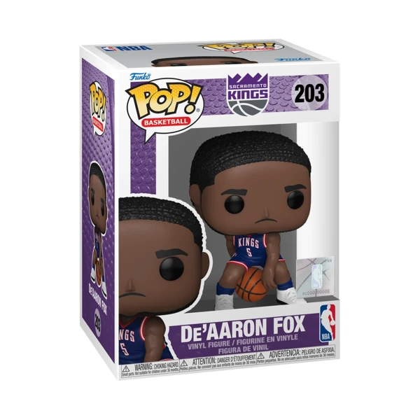 Funko Pop! De'aaron Fox (City Edition), NBA: Sacramento Kings