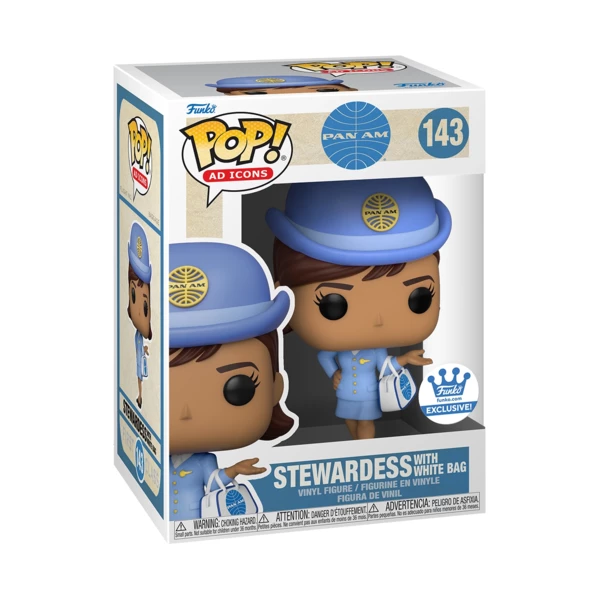 Funko Pop! Stewardess With White Bag, Pan Am