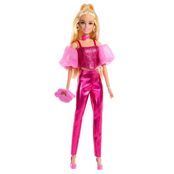 Barbie Pink Metallic Dress, Deluxe Style