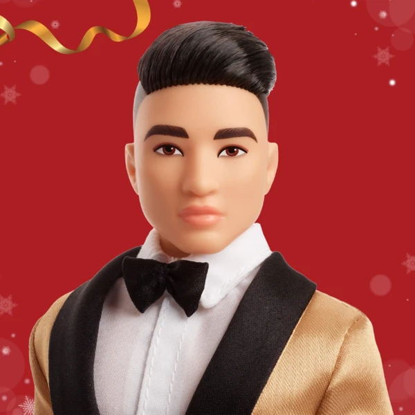Barbie 2025 Holiday Ken, Dark Brown Hair, Holiday Barbie