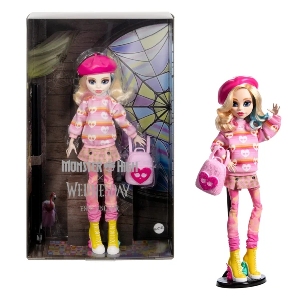 Monster High Enid Sinclair in Pink Fashion (Netflix), Wednesday