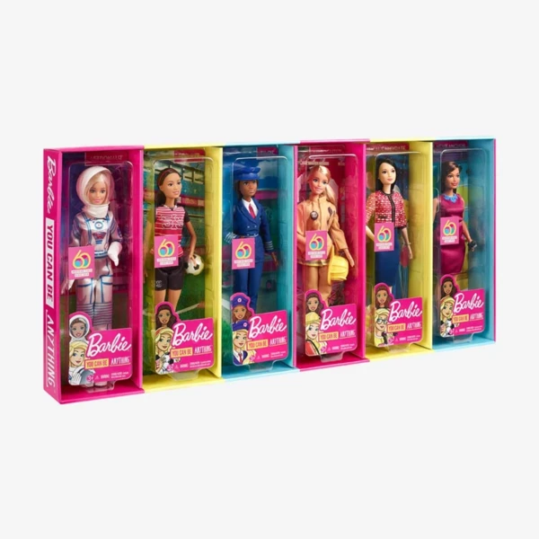 Barbie 60th Anniversary Careers Limited Edition Bundle, Anniversary Dolls