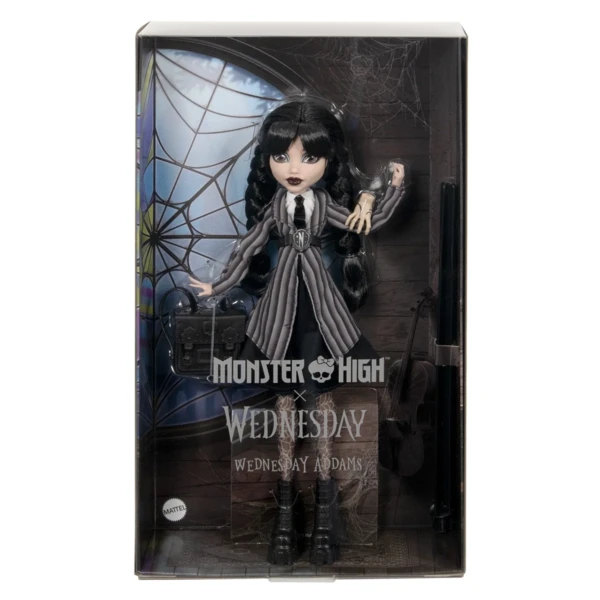 Monster High Wednesday Addams in Nevermore Academy Uniform