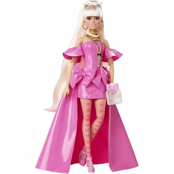 Barbie Extra Fancy Fashion Doll with Extra-Long Blond Hair