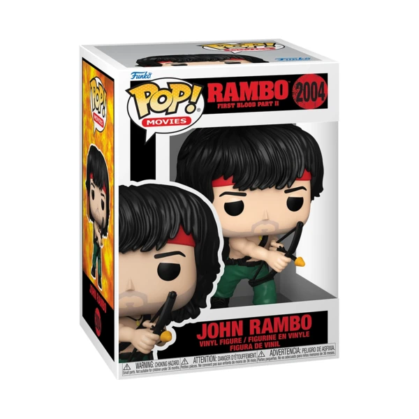 Funko Pop! John Rambo with Explosive Arrow, Movies & TV