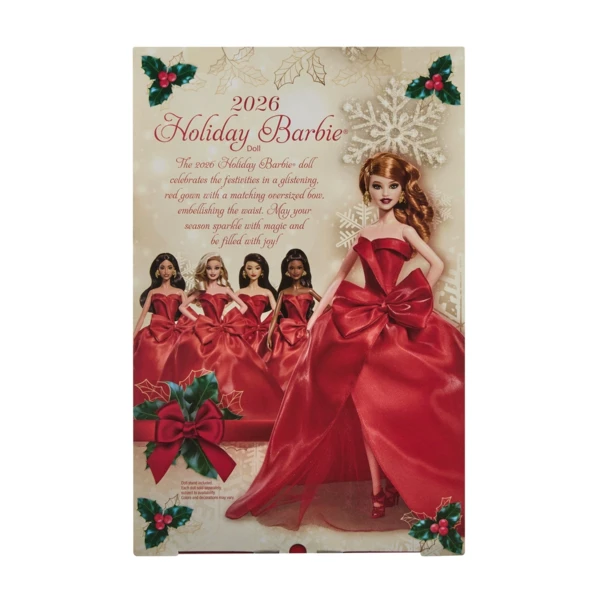 2026 Holiday Barbie with Red Hair