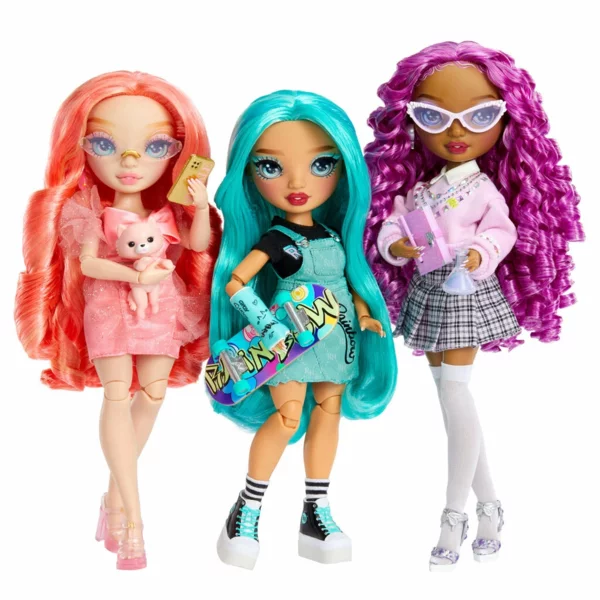 Rainbow High Blu Brooks, Fashion Doll with Accessories, New Friends