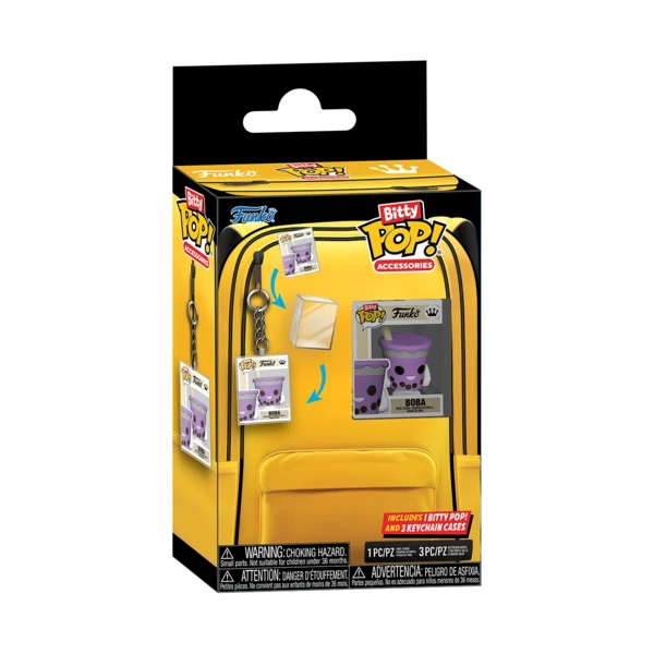 Funko Pop! Bitty Pop! Accessories Keychain Cases 4-Pack