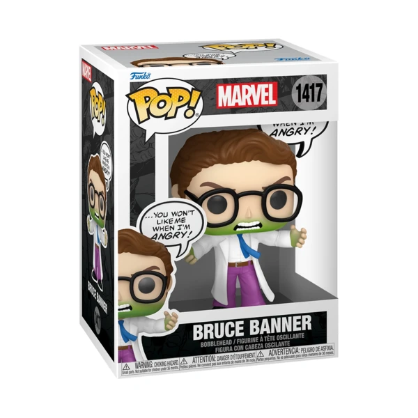 Funko Pop! Bruce Banner (Hulk), Marvel Comics