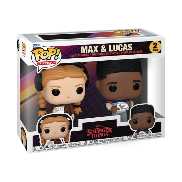 Funko Pop! 2-PACK Max And Lucas, Stranger Things (Season 4)