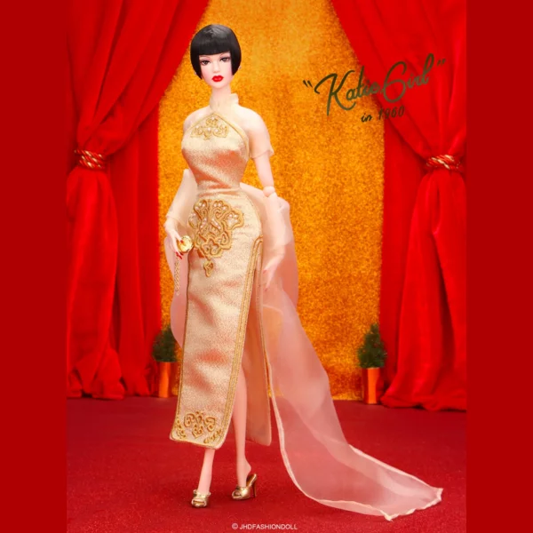 Mizi Gold Qipao Katie Girl, 5th Anniversary Convention Dolls, 5th Anniversary Doll
