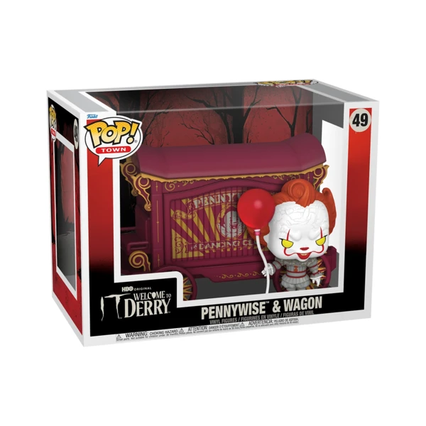 Funko Pop! Pennywise And Wagon, IT: Welcome To Derry