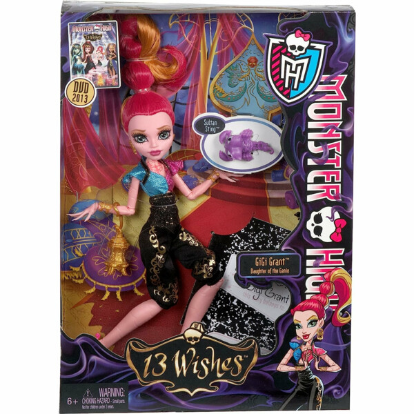 Monster High Gigi Grant the daughter of a Genie, 13 Wishes