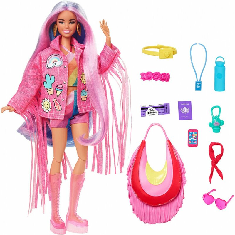Mattel Barbie Extra Fly Doll with Desert Fashion (HPB15) Extra Fly series