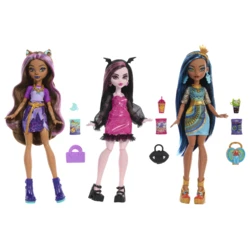 Draculaura, Clawdeen Wolf and Cleo De Nile - Three-Pack