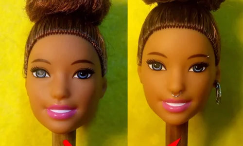 Piercings and tunnels for the barbie doll
