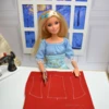 Vanessa sewed a dress for the princess