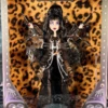 Elvira "Mistress of the Dark" is a captivating and controversial Skullector doll from Monster High