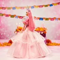 "Pink Magnolia" Día De Muertos 2023 for Mattel Creations Club Members!
